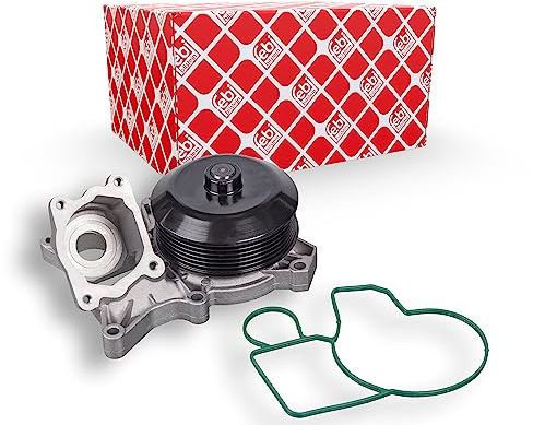 febi bilstein 37023 Wasserpumpe mit Dichtung, 1 Stück | Kompatibel mit: BMW 1, 1, 1 Cabriolet, 1 Coupe, 3, 3 Cabriolet, 3 Coupe, 3 Touring, 5, 5 Touring, X1, X3