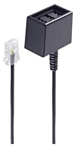 shiverpeaks ISDN - Adattatore [1 connettore RJ45 8p4c, 1 presa TAE-NFN, 0,15 m, colore: Nero