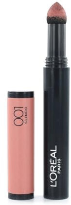 L'Oréal Paris Infaillible Lippenstift X3 Matte, 001 Silencio - Puder Lipstick mit ultra-weichem Applikator - farbintensives, mattes Finish & 8h Halt, 1er Pack