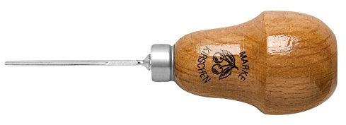 Kirschen - Punteruolo con manico in legno, 5 mm