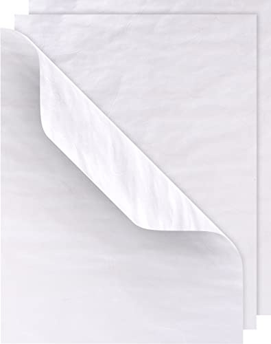 VBS Strohseide 50x70cm 3 Bögen aus Maulbeerbaumfasern für Bastelprojekte 3 Stk. 50 cm breit 70 cm lang ideal für kreative Arbeiten Weiß