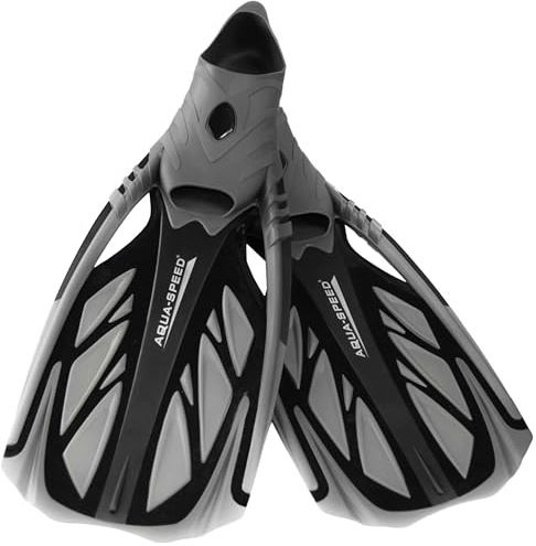 Aqua Speed Schnorchelflossen lang Erwachsene I Taucherflossen für Damen & Herren I Flossen Schnorcheln I Tauchflossen I Schwimmflossen | Swimming Flippers I Swim Fins I Schwimmbad I INOX
