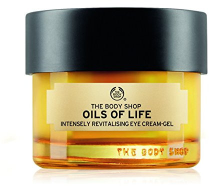 The Body Shop Oils of Life Eye Cream Gel (1x 20ml), Brightening Eye Cream for Dark Circles, Hydrating Under Eye Treatment with Caffeine & Seed Oils, 24hr Moisture, Vegan Formula