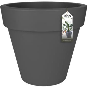 elho Pure Round 60cm Blumentopf - Anthracite | ∅ 59 x H 53.6 cm | für den Innen- und Außenbereich
