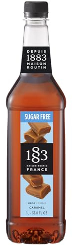 1883 Maison Routin Jarabe de caramelo sin azúcar, 1 L