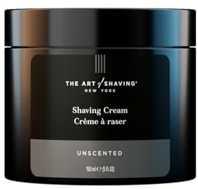 The Art of Shaving Unscented Shaving Cream for Men - Beard Care, Protects Against Irritation and Razor Burn, Clinically Tested for Sensitive Skin, 5 Fl Oz (Pack of 1)