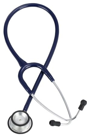 RIESTER Stetoscopio Duplex con doppio padiglione in alluminio galvanizzato, blu, 51302