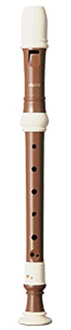 Aulos A303ADB Threepiece Baroque Fingering Dark Brown Soprano Recorder