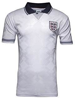 England 1990 World Cup Finals No.19 Shirt - White, Large