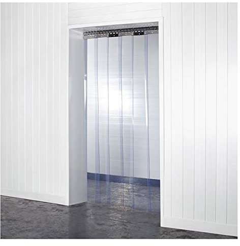 PVC Strip Curtain Kit - Ideal for Personnel Door/Chiller (1m x 2m) - Warehouse Coldroom Chiller Butcher Industrial