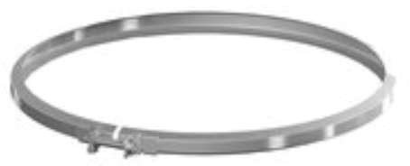 negarra manuels – Collier Union tubes Diamètre 100 inox-simple