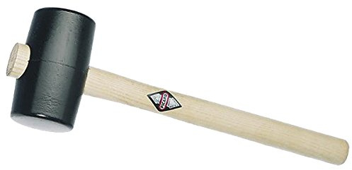 Picard 2510711-0 Gummihammer 80x40mm flach in schwarz