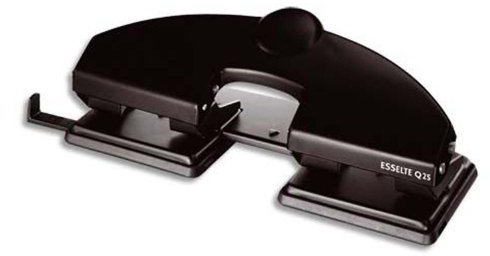 Perforateur 4 trous Q25 capacité 25 feuilles Noir
