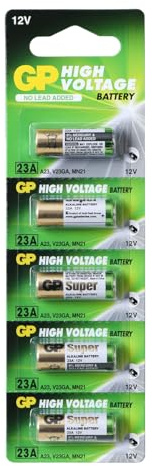 5x GP 23AE GP 23A MN21 A23 V23GA VR22 Alkaline Battery Batteries 12V 23A