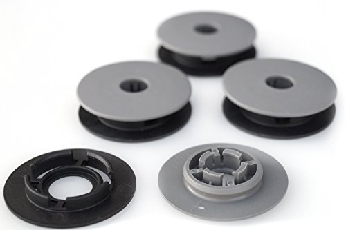 Fußmatten Befestigung Ösen Set Druckknopf Rund (Grau) 8-teilig Universal Automatten Clips Halter