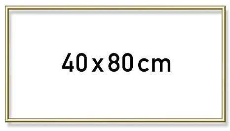 Schipper 605130708 Malen nach Zahlen, Alurahmen 40 x 80 cm, goldglänzend ohne Glas für Ihr Kunstwerk, einfache Selbstmontage