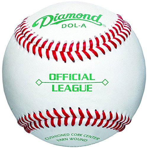 Diamond Dol-A Offizielles League-Leder-Schlagball-Set, 12 Stück