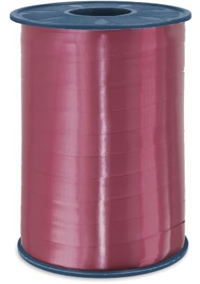 PRÄSENT C.E. PATTBERG Geschenkband Altrosa, 250 Meter Ringelband 10 mm zum Basteln, Dekorieren & Verpacken von Geschenken zu jedem Anlass