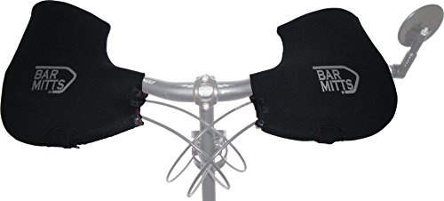 Bar Mitts Black Mountain / Commuter Mitts Bike Neoprene Bar Ends Mirror XL