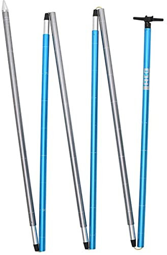 LACD Unisex – Erwachsene Avalanche Probe Express 2.0 Schneesonden, Blau-Silber, 240