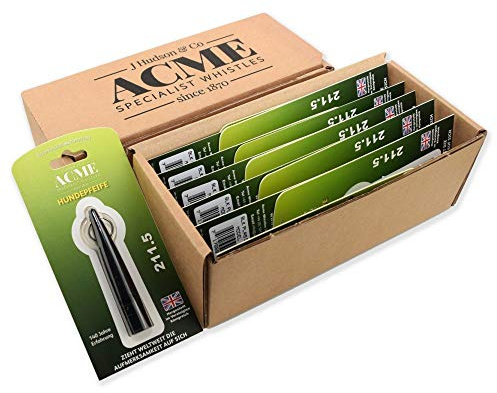 acme hundpip enkelpinne 211,5 svart för hundträning och hundutbildning 12 st./1 VE, svart