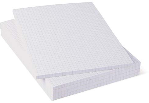 Notizblock A5 kariert 5er Pack 50 Blatt je Block 80 g/m² Offset weiß