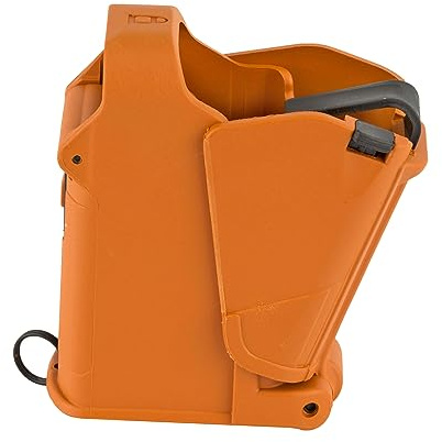 UpLULA maglula 9 mm to .45ACP universal Pistol Magazine Loader – Brown Orange UP60BO