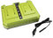 vhbw Dual-Ladegerät kompatibel mit Ryobi 40V Lithium Brushless Werkzeug/Rasenmäher Li-Ion-Akkus