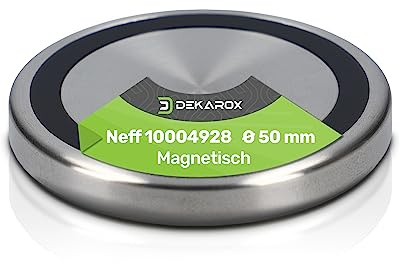 DEKAROX Botón giratorio TwistPad 50 mm de diámetro magnético para Neff 10004928 para placa de inducción, horno