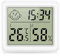 Brifit Digital Mini Thermometer Hygrometer, Hygrometer Innen mit hohen Genauigkeit, Temperatur und Luftfeuchtigkeitsmesser mit Uhr, Raumklima-Indikator, Raumthermometer für Gewächshaus,Büro,Heim