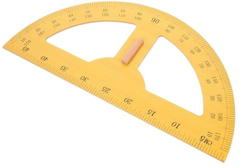 OUNONA 180grad Giant Protractor Winkelmesser Für Lehrer Halbkreis Messwerkzeug Zur Genauen Winkelmessung Der Mathematik Für Unterricht Und Zeichnungen