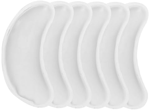 Healeved 6 Stück Wiederverwendbare Augengelpads Aus Transparentem Gel Kühlende Kalte Kompresse Für Augen Flexibel Und Kompakt Für Reise Und Entspannung