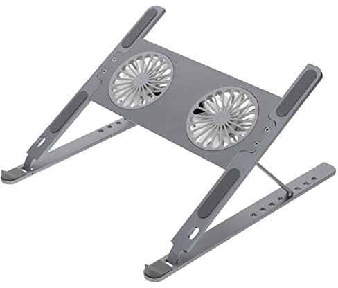 Artibetter Laptop Cooling Bracket Aluminum Cooling Pad for Laptop Support Stand for Gaming Work