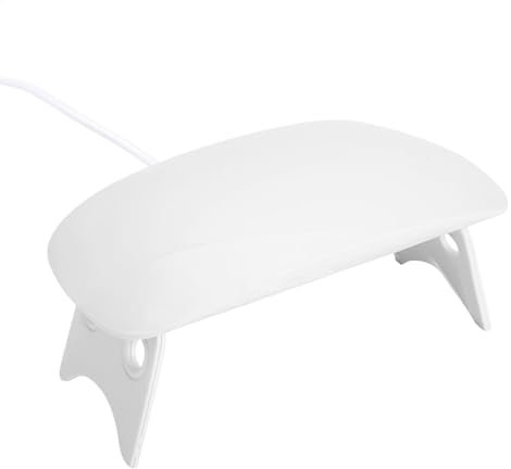 Generico Lampada per unghie gel LED, Lampada per unghie UV - Lampada per smalto - Lampada per unghie gel UV 6W Asciugatore per unghie UV Luce LED per smalto gel 2 timer per per unghie