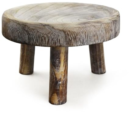 Generisch Holz Pflanzenständer | Blumenhocker Aufsteller | Dekorativer Hocker Blumenständer Für Wohnung, Garten, Balkon Und Fensterbank