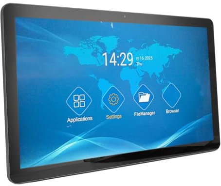 MENDUNER Smart Digital Calendar 15,6 Zoll HD Touchscreen - Familienorganisator mit 5 -Megapixel Kamera und Erweiterungsanschlüssen, Wandmontage und Desktop Ständer für Home & Office Zeitpläne