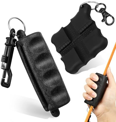 UKCOCO 2pcs Arrow Puller with Rubber Grip and Key Ring, Safe to Use Archery Accessory for Wide Compatibility, Black Sturdy Bow Maintenance Tool for Target Removal