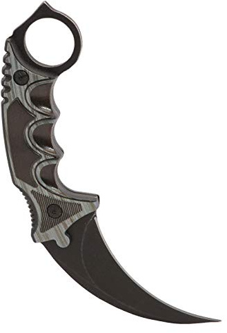 ARIKnives CS GO Karambit Elite - Night - CSGO Knife Skin Counter Strike Global Offensive Jagdmesser - Bundle