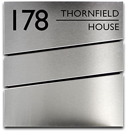 Stainless Steel Postbox Letterbox - Personalised - The Statement