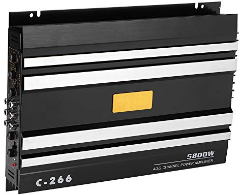 Gorgeri voiture stéréo amplificateur Audio haut-parleur amplificateur de puissance 12V 5800W universel 4 canaux voiture stéréo amplificateur Audio pour camion