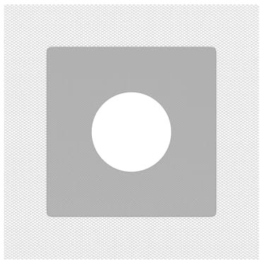 Isolbau Manchon de sol P2 gris - 1 pièce - 250 mm - Manchon étanche, Membrane d'étanchéité pour sanitaire, douche, salle de bain, carrelage, joint d'étanchéité pour l'intérieur et l'extérieur