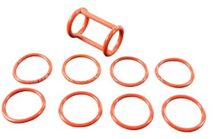 UmfanG Zubehör for Softeismaschinen, 9 Stück, roter Dichtungsring, Gummidichtung, Verbindungsringe, Armaturen von ZM168