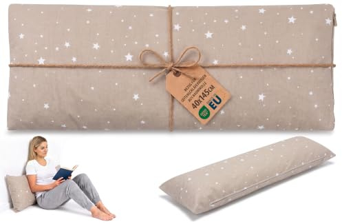 Totsy Baby Bezug für Seitenschläferkissen Schwangerschaftskissen 40x145 cm - Kuschelkissen Schlafkissen Pregnancy Pillow Stillkissen Kissen mit Bezug für Seitenschläfer und Erwachsene Oeko-Tex