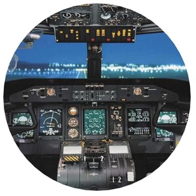 Kühlschrankmagnete aus Acryl im Flugzeug-Cockpit, magnetisch, dekoratives Zubehör, für Kühlschrank, Mikrowelle, Waschmaschine, Spind, Einheitsgröße