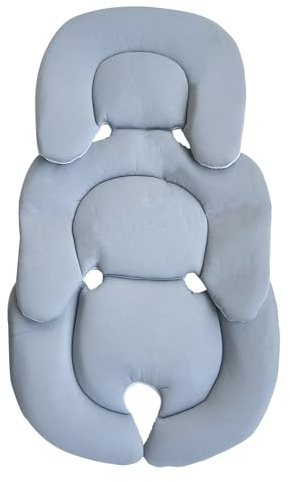 Newborn Car Seat Insert Baby Stroller Seat Liner Pram Liner Insert Universal Seat Cushion Liner For Pushchair Highchair Carrycot Soft Cosy Infant Seat Cushion Pad Reversible Comfortable Breathable