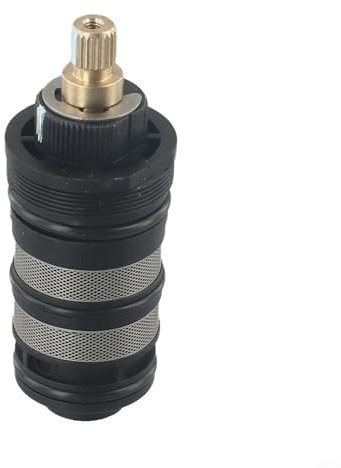 Cloudpower Wasserhahn-Kartuschen Thermostat Mischventil Intelligente Thermostatspule für Wasserhahn, Vollkupfer Heiß- und Kaltwasserspule Dusche Mischbatterie Ventil Bar Reparaturset