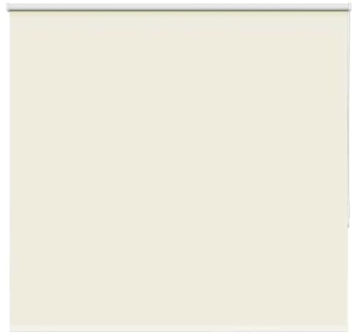 vidaXL Verdunkelungsrollo Cremeweiß 145x150cm Stoffbreite 141,6cm