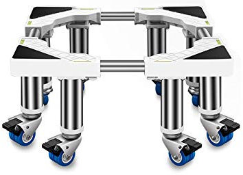 washing machine wheels appliance rollers Heavy Duty Washing Machine Base with Wheels Multifunctional Refrigerator Mobile Base Fridges Freezers Trolley Stand Universal Dryer Base Bracket 45-6