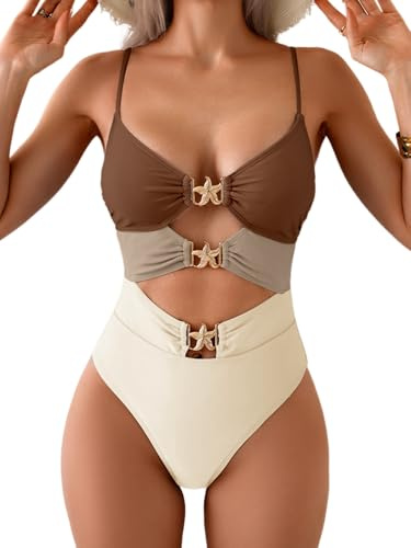 Eomenie Womens Cutout One Piece Swimsuit Sexy Bathing Suit S