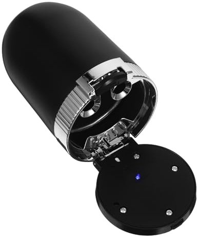 PAMINGONO Cendrier De Voiture Multifonction Avec Couvercle Conteneur à Cendres Et Poubelle Design Minimaliste Éclairage De Nuit Accessoire Pratique Pour Intérieur Automobile